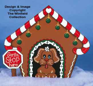 Gingerbread Dog House Wood Pattern