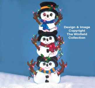 Tangled Snowman Pattern