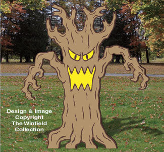 Giant Spooky Tree Wood Pattern - The Winfield Collection