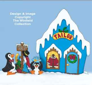 North Pole Tailor Shop Woodcraft Pattern