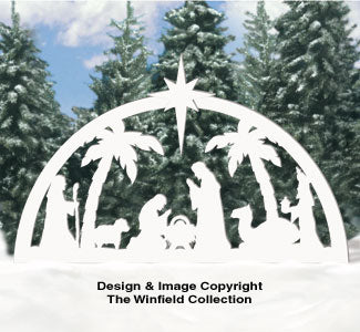 One Piece Yard Nativity Pattern