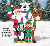 Waving Christmas Pals Woodcraft Pattern