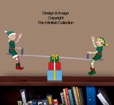 Tabletop Teetering Elves Pattern