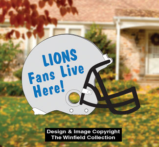 Giant Football Helmet Sign Pattern