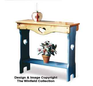 Hall Table Wood Project Plan