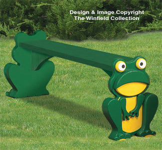 Frog Bench Wood Plans - The Winfield Collection