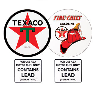 Gas Pump Decal Kit-Texaco [DECAL4 & 5 & (2)DECAL1] - The Winfield Collection