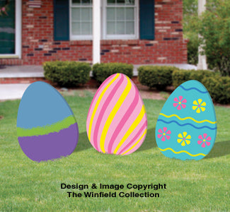 Giant Easter Eggs Woodcraft Pattern Set - The Winfield Collection
