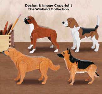 Desk Dog Patterns Set (W1204HD, W1205HD & W1274HD)