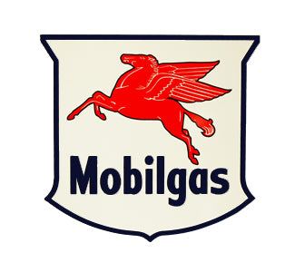 Mobil Gas Shield Vinyl Decal - The Winfield Collection