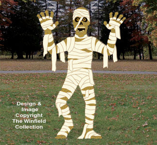 Scary Mummy Woodcraft Pattern - The Winfield Collection