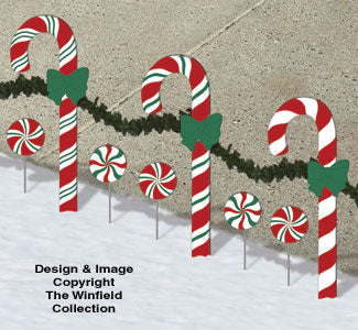Holiday Greeting Candies Pattern Set - The Winfield Collection