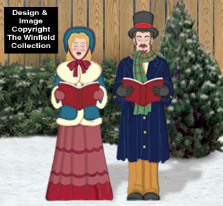 Victorian Caroling Couple Pattern