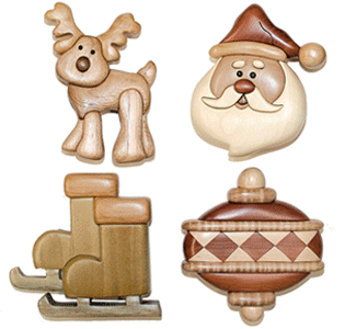 Holiday Intarsia Ornaments Project Pattern