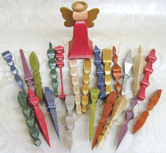 Compound Cut Icicle Ornaments Project Pattern
