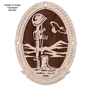 Never Forget Frame-N-Art Scroll Design