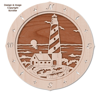 On The Horizon Frame-N-Art Scroll Design