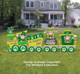 St. Patrick's Day Train Woodcraft Pattern
