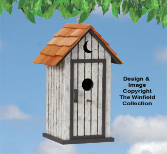 Outhouse Birdhouse Plans - The Winfield Collection