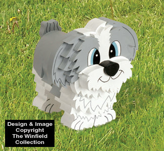 Layered Shih Tzu Woodcraft Pattern