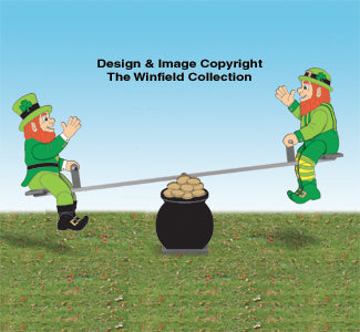 Teetering Leprechaun and Teeter Totter Plan Set (W1622 & 1662) - The Winfield Collection