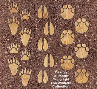 Giant Animal Print Stepping Stones Pattern - The Winfield Collection