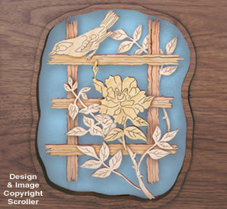 Garden Bird Rose Project Pattern - Downloadable