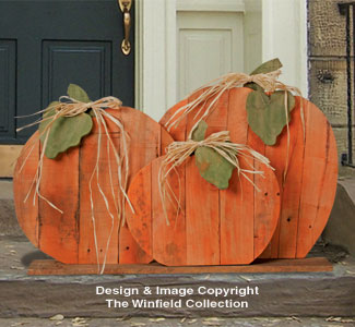 Pallet Wood Pumpkins Pattern - The Winfield Collection