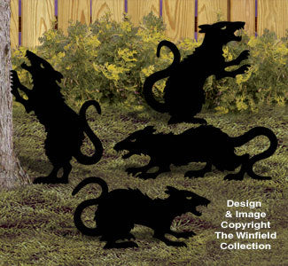Medium Evil Rats Woodcraft Pattern - The Winfield Collection