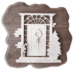 Christmas Welcome Plaque Pattern