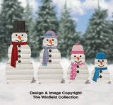 Landscape Timber Snowmen Plans