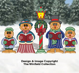 Gingerbread Victorian Carolers Pattern
