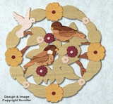 His Eye Is On the Sparrow Fretwork Pattern