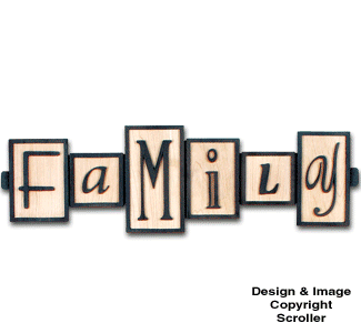 FAMILY Wall Plaque Pattern - The Winfield Collection