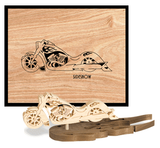 Sideshow Set 3 Scrolled Art/3D Model Pattern