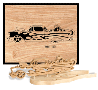 What The--??? Set 6 Scrolled Art/3D Model Pattern