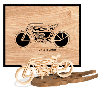 Slow-N-Steady Set 8 Scrolled Art/3D Model Pattern