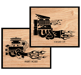 Engines Scrolled Art Pattern