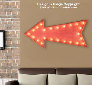 Marquee Arrow Sign Pattern - The Winfield Collection