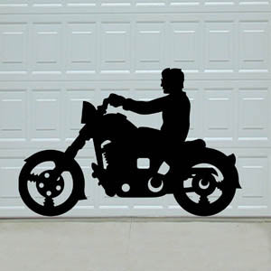 Biker Buddies Motorcycle Shadow Pattern
