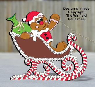 Gingerbread Sleigh Pattern - The Winfield Collection