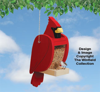 Cardinal Bird Feeder Pattern - The Winfield Collection