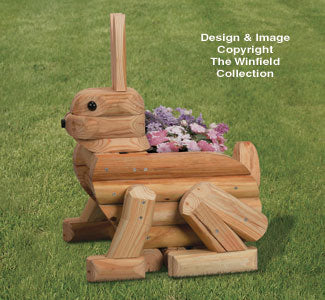 Landscape Timber Rabbit Planter Plan