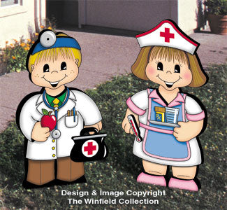 Dress-Up Darlings Doc and Nurse Outfits Pattern - The Winfield Collection