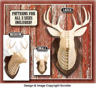 Whitetail Buck Mount Pattern Set – The Winfield Collection