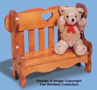 Couple's Bench Woodcraft Pattern