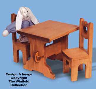 Table & Chairs Woodcraft Patterns