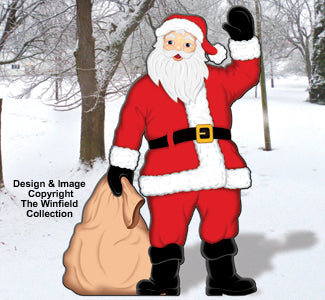 Lebensgroßes, farbiges Weihnachtsposter
