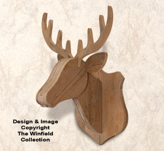 Pallet Wood Deer Mount Pattern - The Winfield Collection
