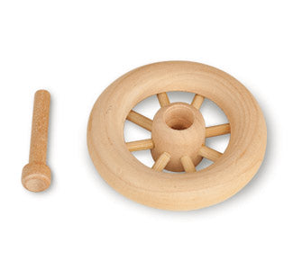 Holzspeichenrad mit Achsstift
